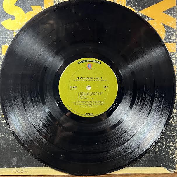 Black Sabbath Vol. 4 (VINYL) | Very Good (VG) Good (G) - METAL / USED *VERY GOOD*