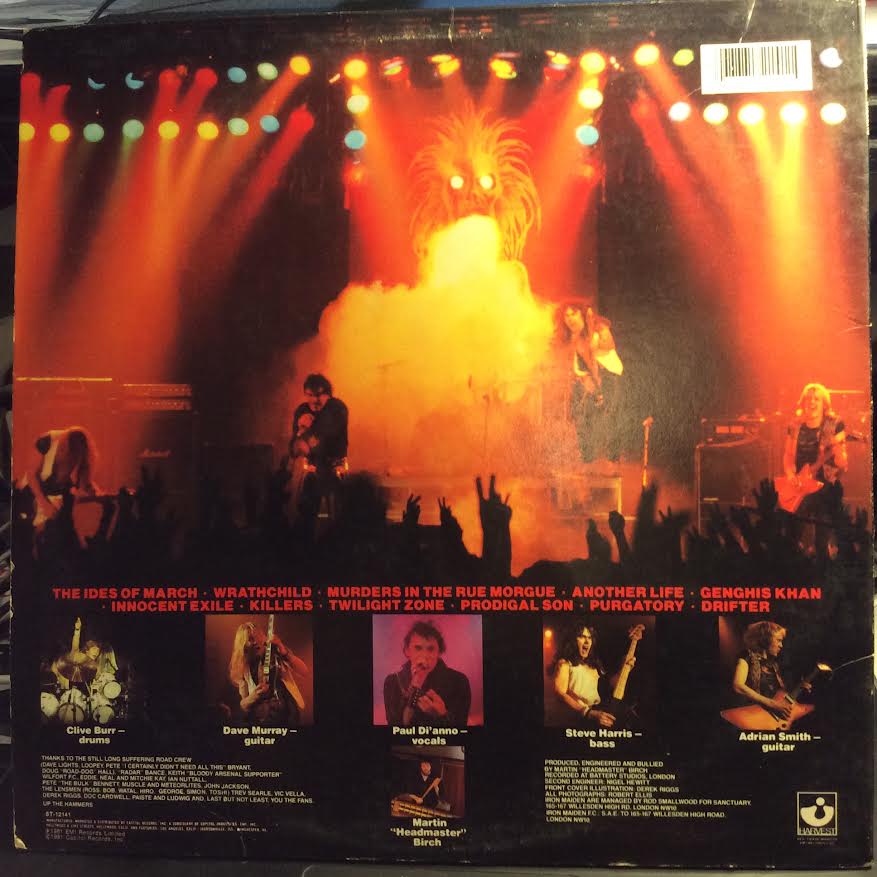 Killers (VINYL) | Very Good (VG) Excellent (EX) - METAL / USED *VERY GOOD*