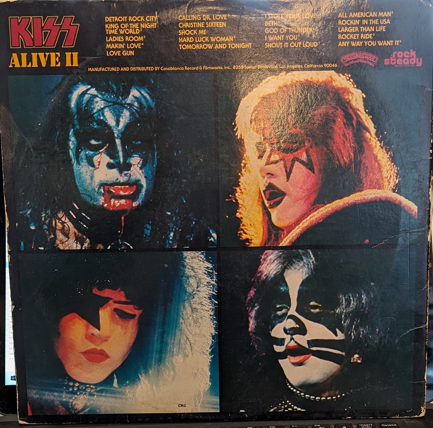 Kiss Alive II *TERRE HAUTE* 2xLP Very Good (VG) Very Good (VG)