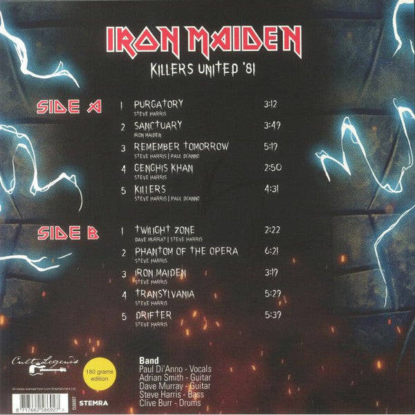Killers United '81: Live Radio Broadcast | Mint (M) Mint (M)