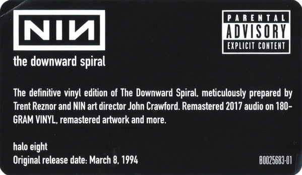 The Downward Spiral | Mint (M) Mint (M)