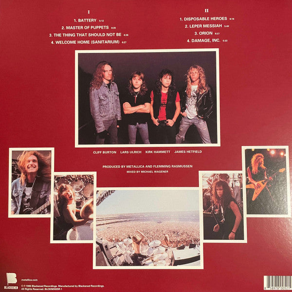 Master Of Puppets (180 GRAM VINYL) | Mint (M) Mint (M) - METAL *SEALED*