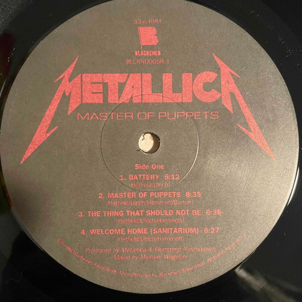 Master Of Puppets (180 GRAM VINYL) | Mint (M) Mint (M) - METAL *SEALED*