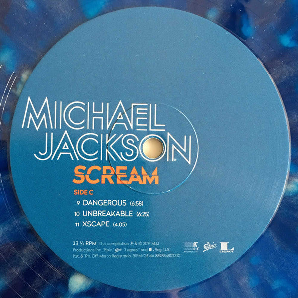 Scream (GLOW IN THE DARK + BLUE SPLATTER VINYL) | Mint (M) Mint (M) - POP *SEALED/COLOR*