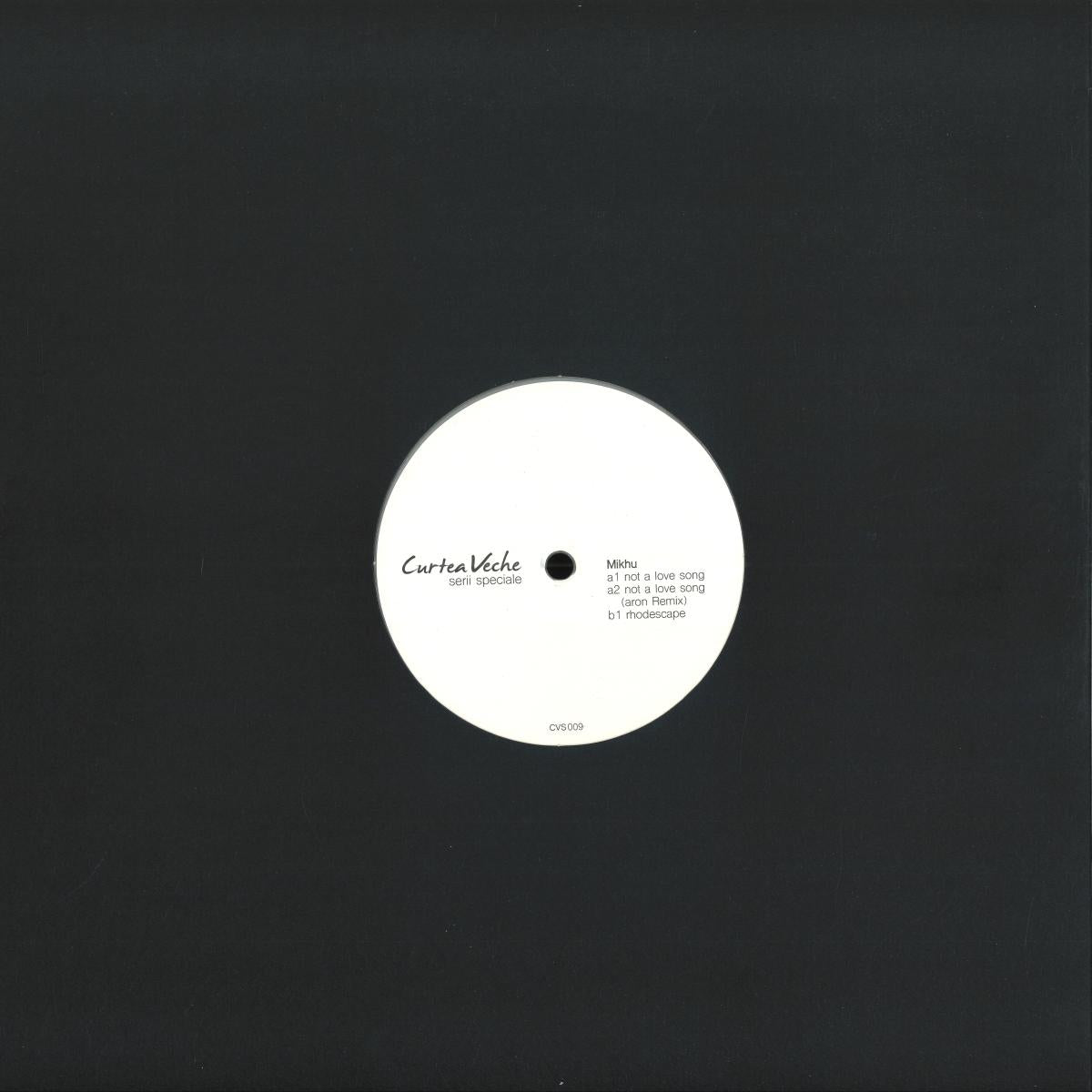 Mikhu - CVS009 (SILVER VINYL 12" Curtea Veche) | NEW Mint (M) Mint (M) - MINIMAL *NEW/COLOR*
