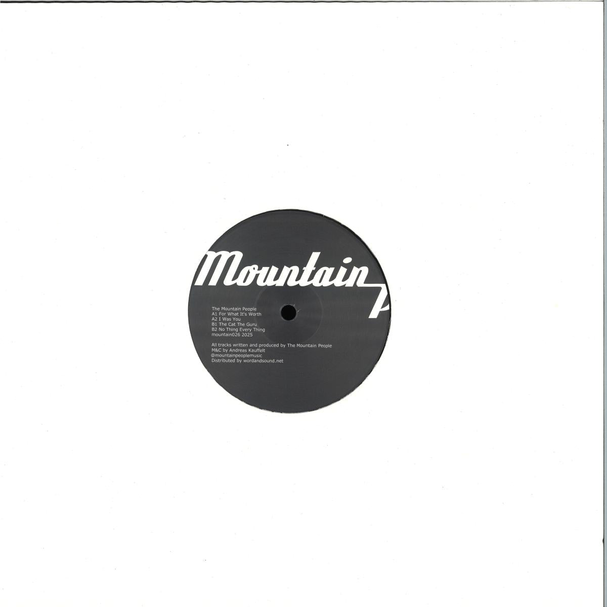 The Mountain People - The Cat The Guru (VINYL 12" Mountain People) | NEW - MINIMAL *NEW*