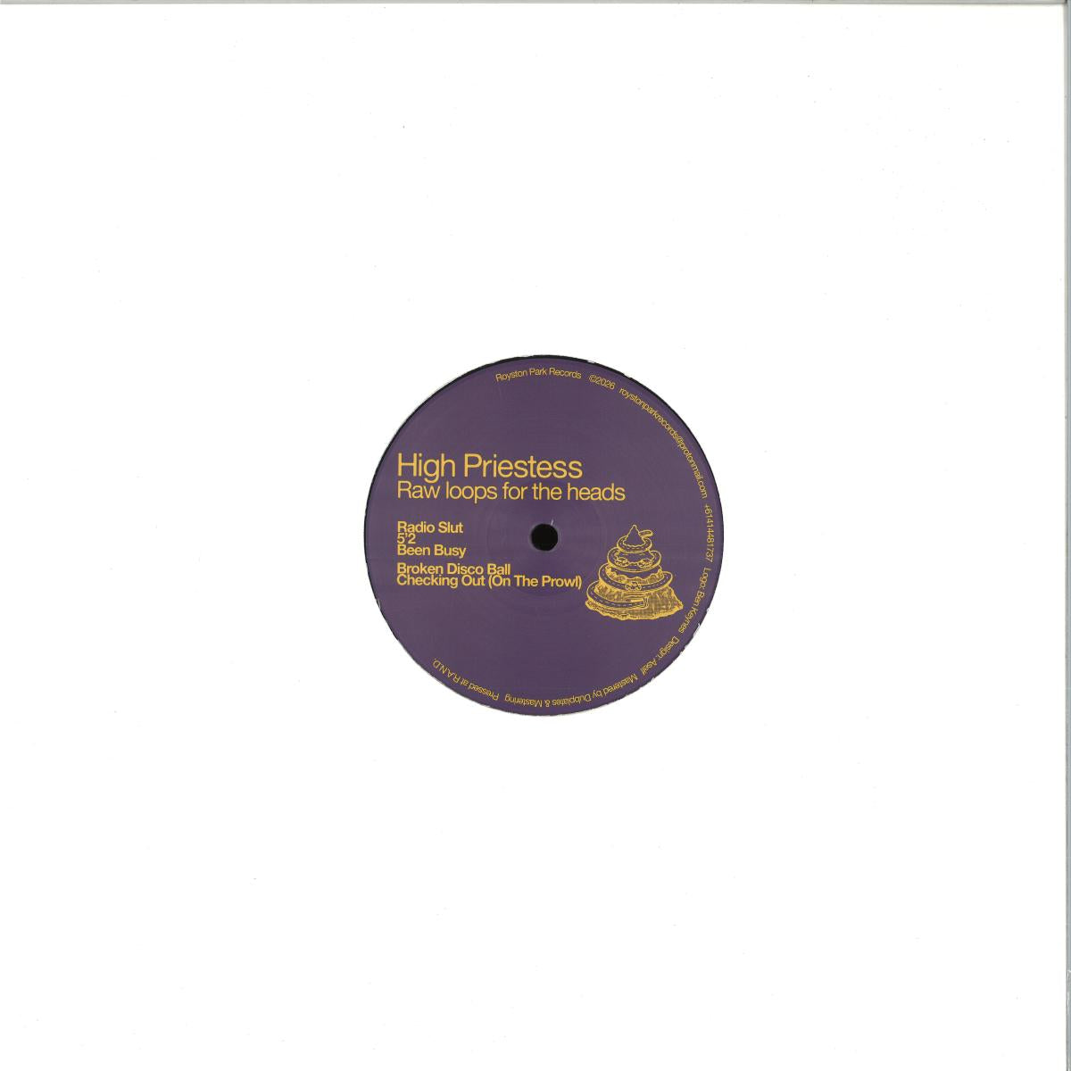 High Priestess - Raw Loops for the Head (VINYL 12" Royston Park Records RPR001) | NEW Mint (M) Mint (M) - MINIMAL *NEW*