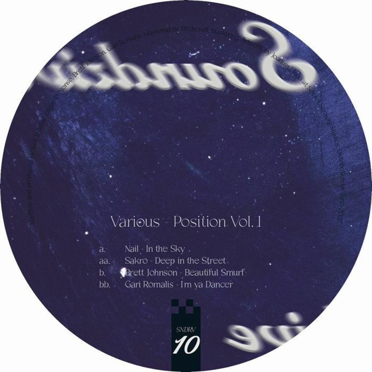 Various - (PRESALE 09/21/26) Position Vol 1 (VINYL 12" Soundrive Music SNDRV10 2026) | NEW - MINIMAL *NEW*