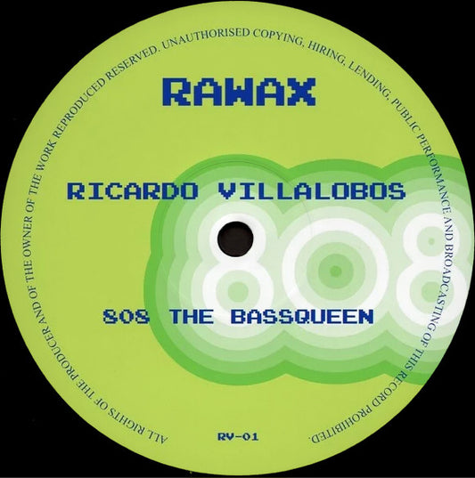 Ricardo Villalobos 808 The Bassqueen 12" Mint (M) Mint (M)