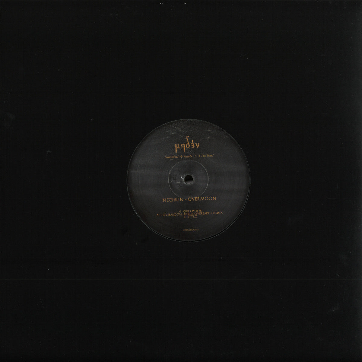 Nechkin - (PRESALE TBD) Overmoon (VINYL 12" Miden) | NEW Mint (M) Generic - MINIMAL *NEW*