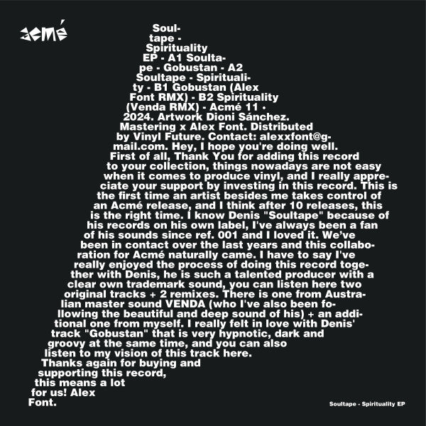 Spirituality EP | Mint (M) Mint (M) - MINIMAL *NEW*