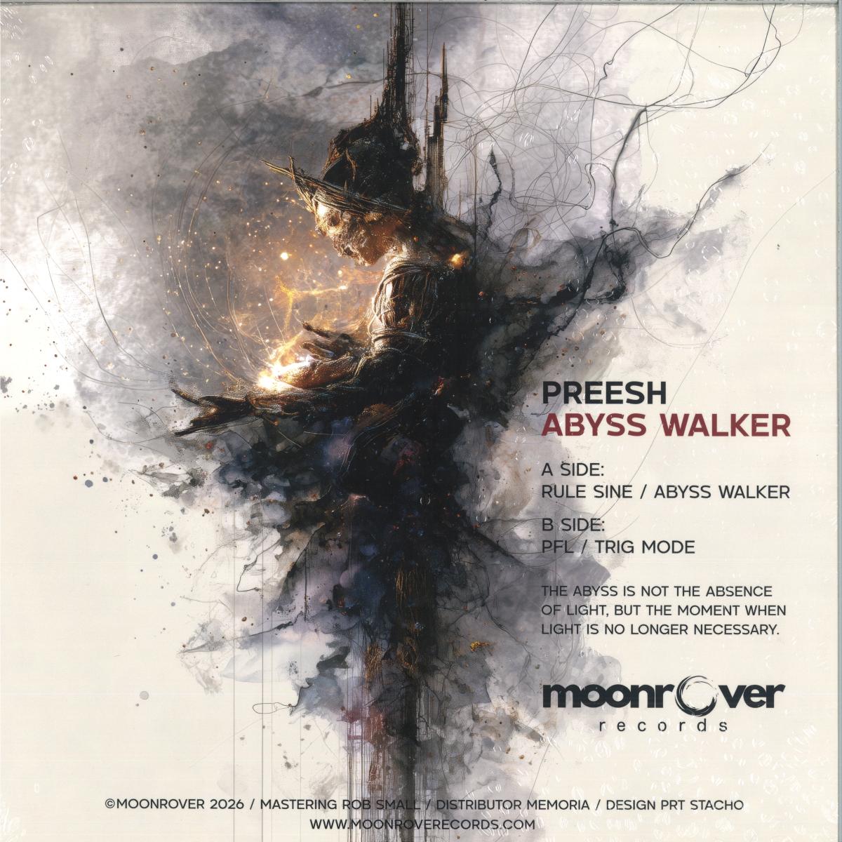Preesh - Abyss Walker (VINYL 12" Moonrover) | NEW - MINIMAL *NEW*