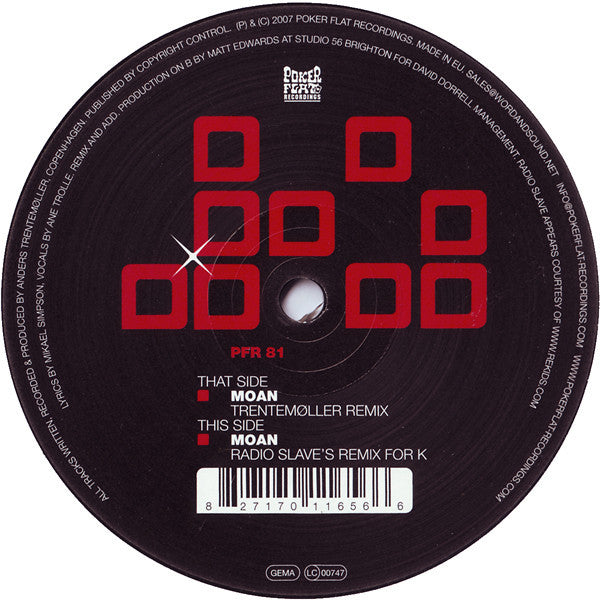 Moan (VINYL) | Mint (M) Mint (M) - MINIMAL *NEW*
