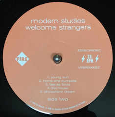 Modern Studies Welcome Strangers Fire Records LP, Album Mint (M) Mint (M)