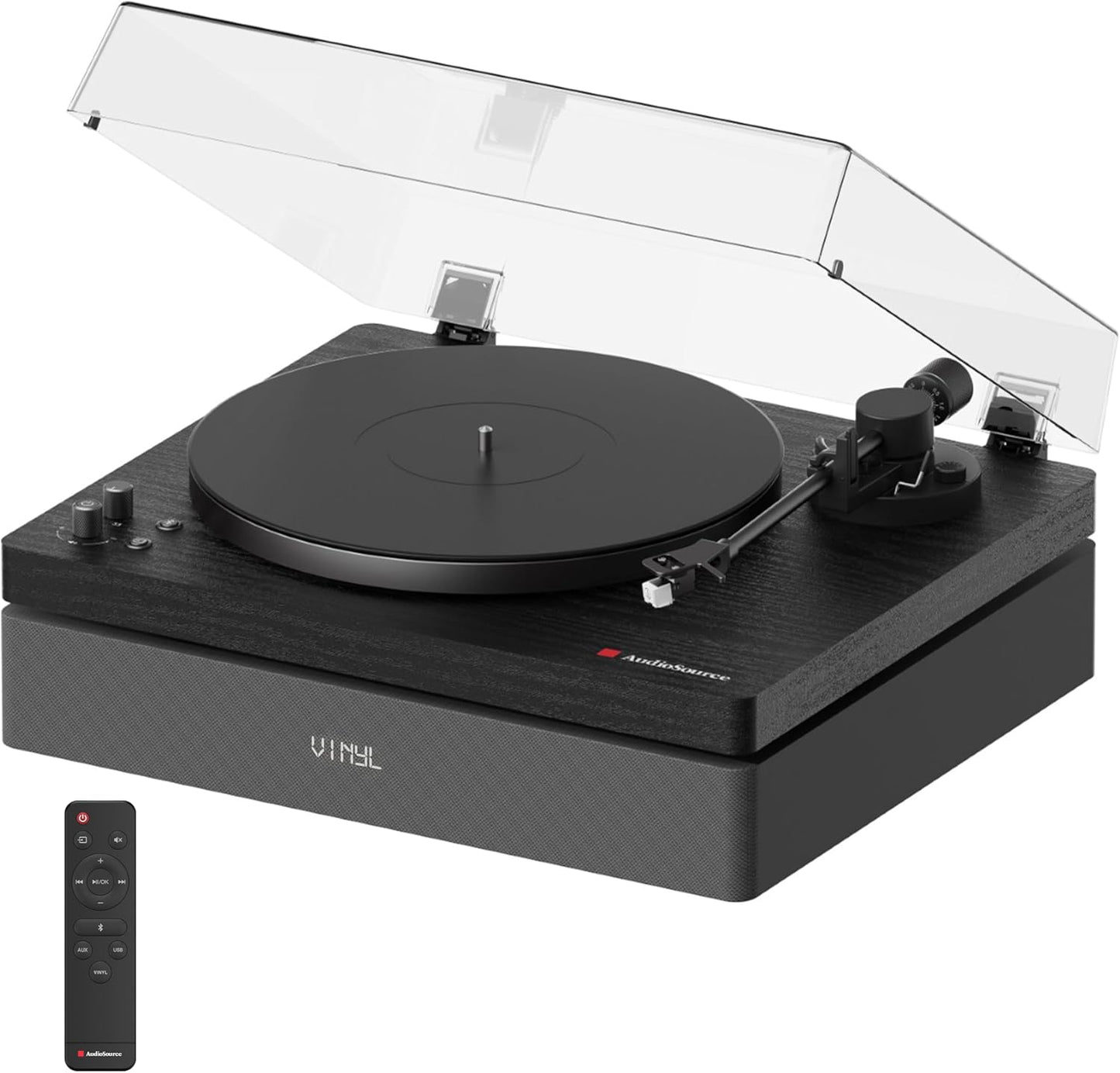 Monostereo One Stop - AudioSource Record Player, All-in-one Turntable with 2.1 Channel Built-in Speaker (Copy) |