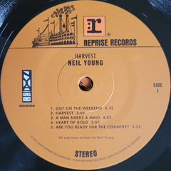 Neil Young Harvest Reprise Records LP, Album, RE, 180 Mint (M) Mint (M)