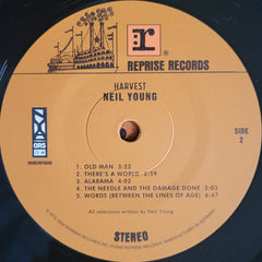 Neil Young Harvest Reprise Records LP, Album, RE, 180 Mint (M) Mint (M)