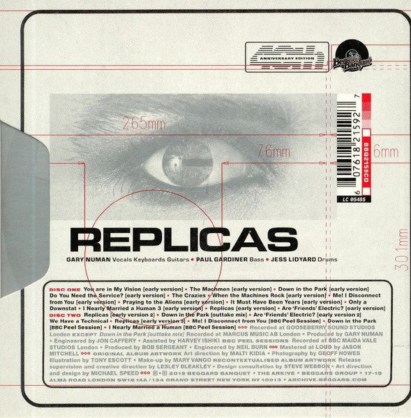 Replicas (The First Recordings)(CD) | Mint (M) Mint (M) - NEW WAVE *NEW*