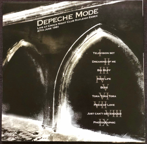 Depeche Mode Live At Crocs Night Club June 27, 1981 LP Mint (M) Mint (M)