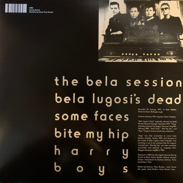 The Bela Session (IEX: RED & BLACK SPLATTER VINYL) | Mint (M) Mint (M) - NEW WAVE *SEALED/COLOR*