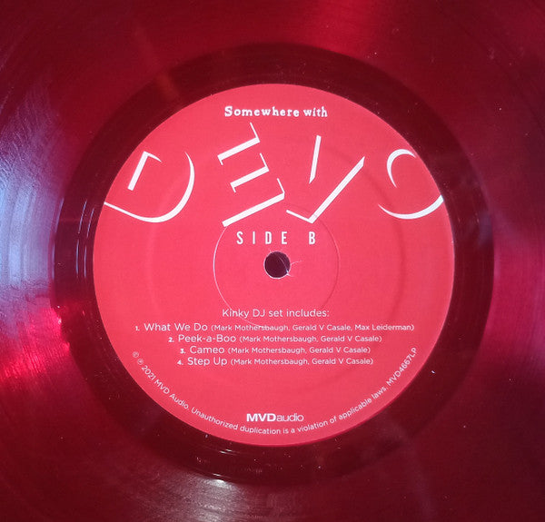 Somewhere With Devo (RED VINYL) | Mint (M) Mint (M) - NEW WAVE *SEALED*