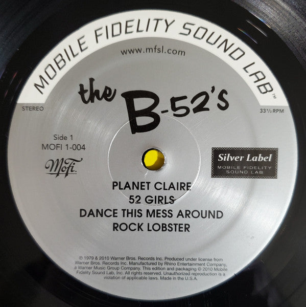 The B-52's (MFSL VINYL) | Mint (M) Mint (M) - NEW WAVE *SEALED*