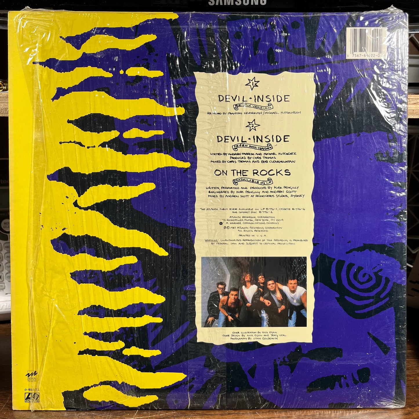 Devil Inside (Re-Mix Version) (VINYL) | Near Mint- (NM-) Near Mint (NM) - NEW WAVE / USED *NEAR MINT-*