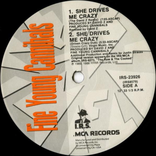 She Drives Me Crazy (VINYL) | Near Mint- (NM-) Generic - NEW WAVE / USED *NEAR MINT-*