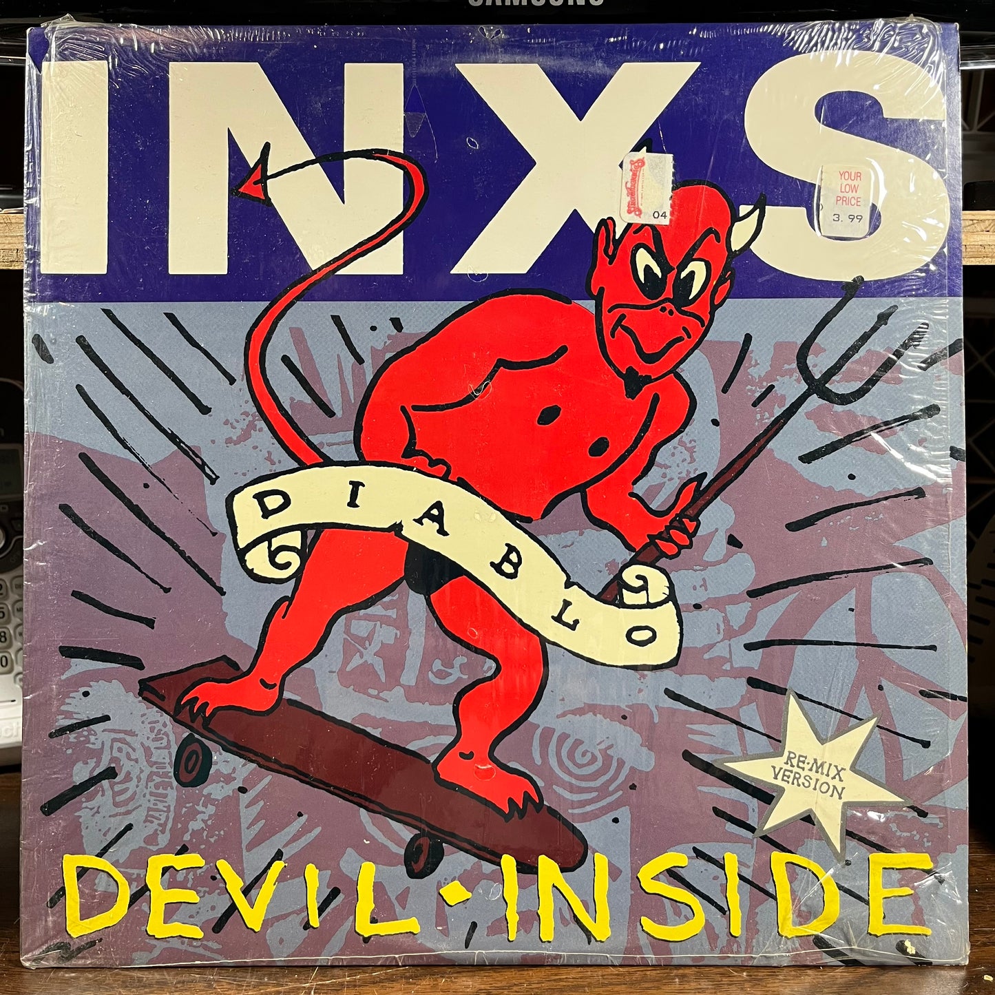 Devil Inside (Re-Mix Version) (VINYL) | Near Mint- (NM-) Near Mint (NM) - NEW WAVE / USED *NEAR MINT-*