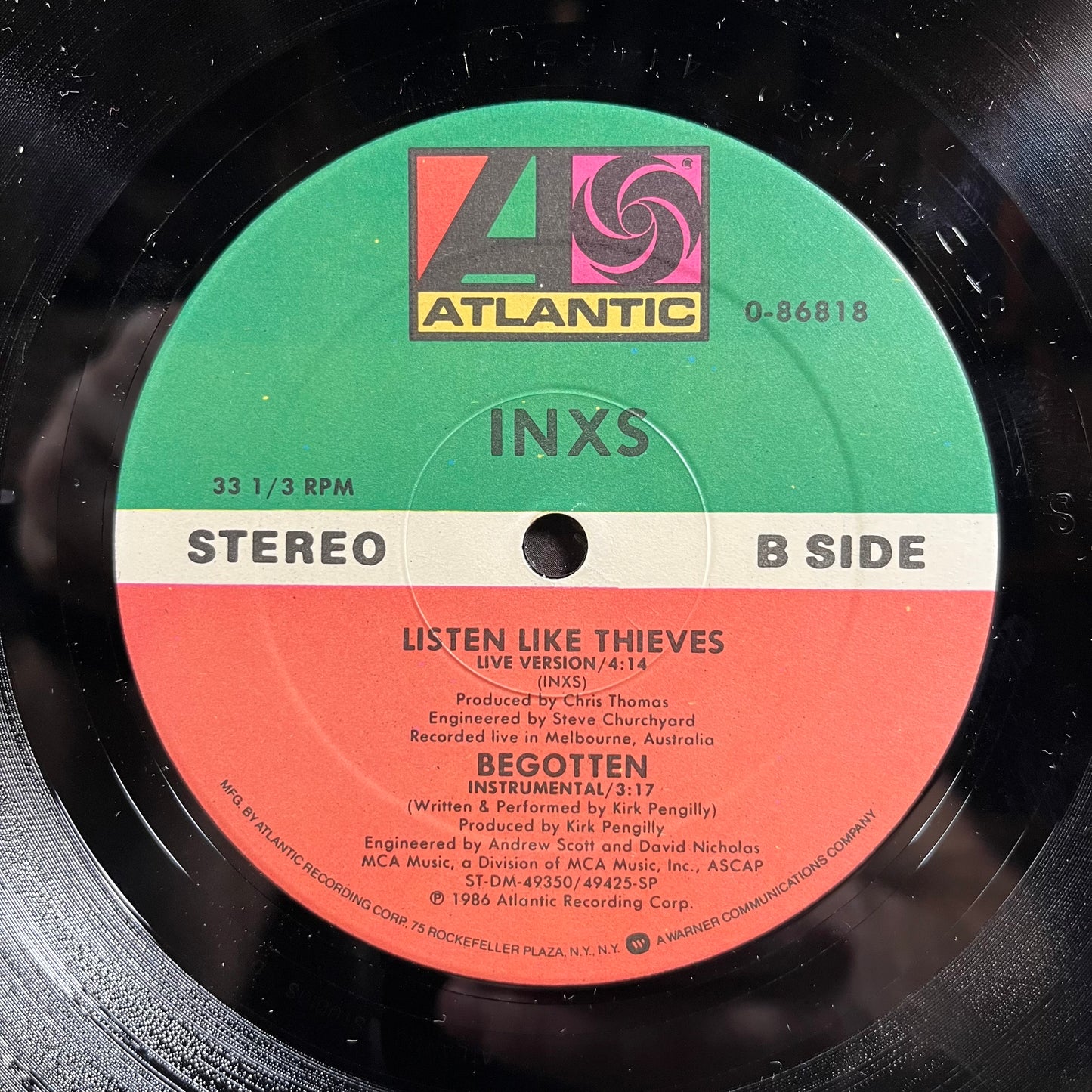 Listen Like Thieves (Extended Remix) (VINYL) | Near Mint- (NM-) Near Mint (NM) - NEW WAVE / USED *NEAR MINT-*