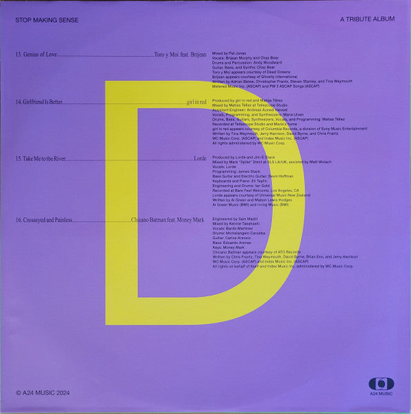 Everyone’s Getting Involved: A Tribute To Talking Heads’ Stop Making Sense (2xVINYL) | Near Mint (NM or M-) Near Mint (NM or M-) - NEW WAVE / USED *NEAR MINT*
