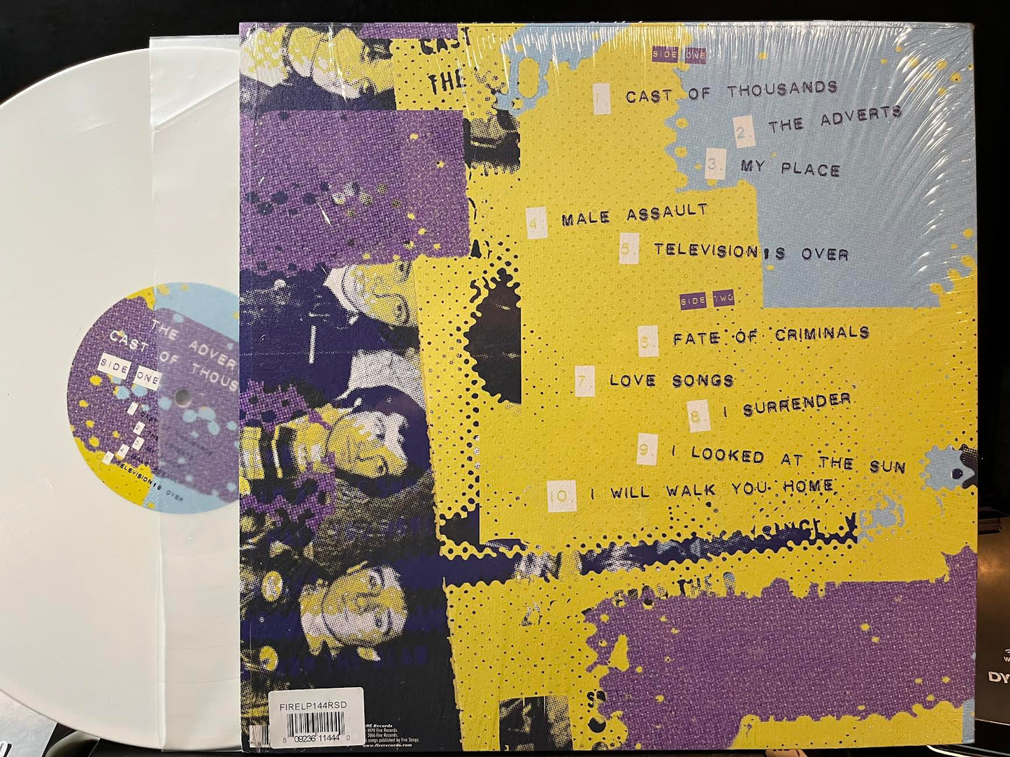 The Adverts - Cast Of Thousands (RSD 2016 WHITE VINYL) | Near Mint (NM) Near Mint (NM) - NEW WAVE / USED *NEAR MINT*