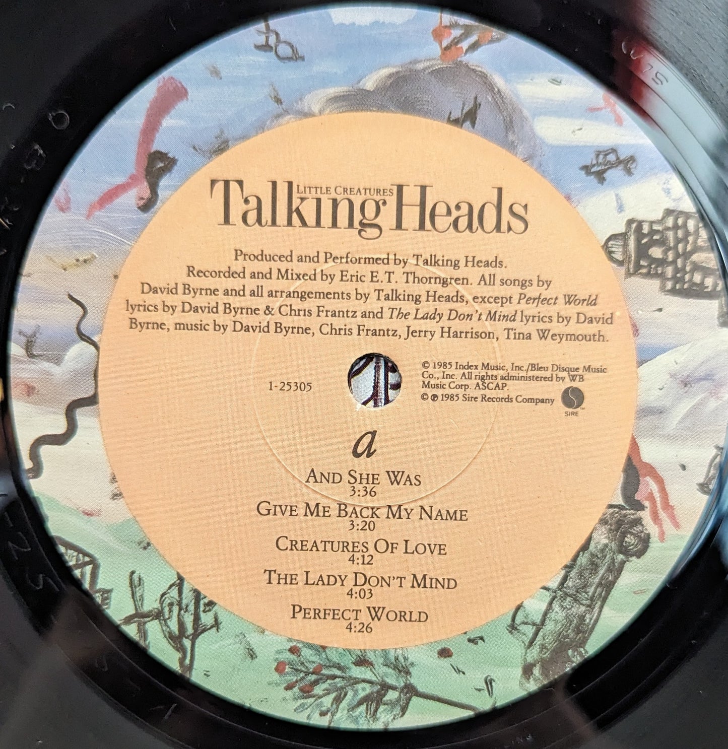 Talking Heads Little Creatures *SPECIALTY* LP Near Mint (NM or M-) Near Mint (NM or M-)