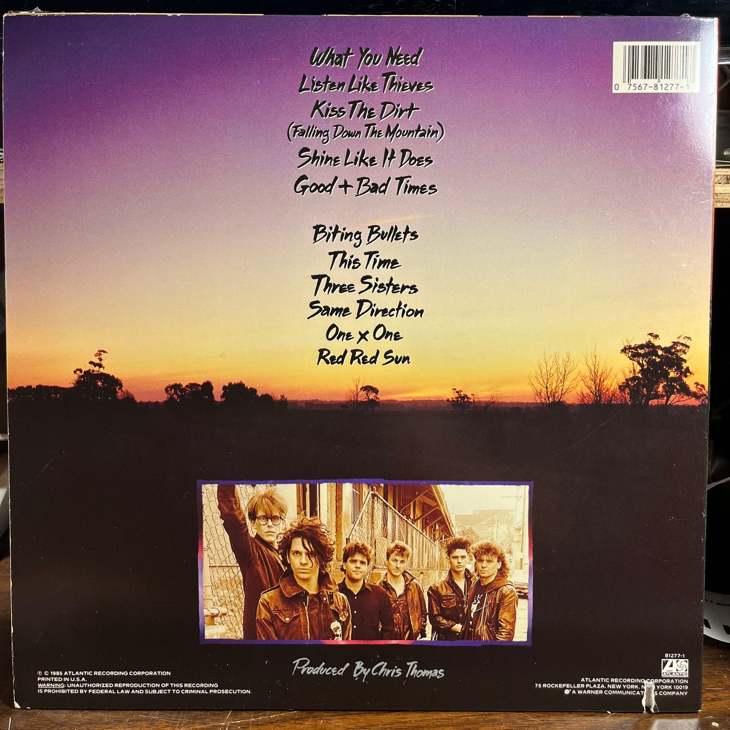 Listen Like Thieves (VINYL) | Near Mint (NM) Near Mint (NM) - NEW WAVE / USED *NEAR MINT*