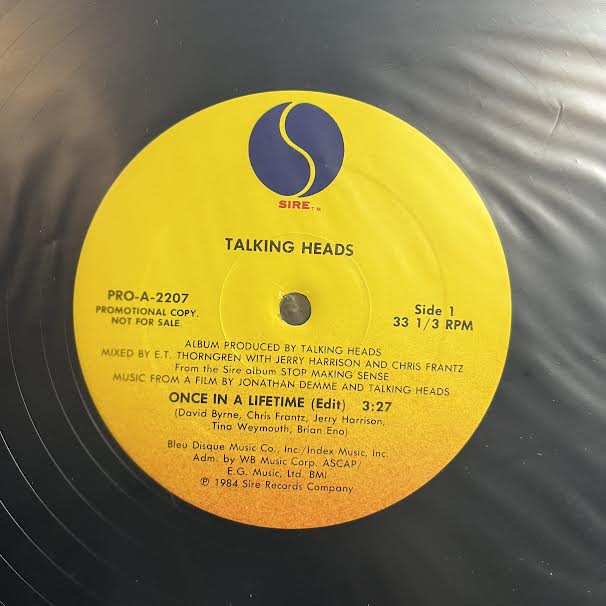 Once In A Lifetime (VINYL) | Near Mint (NM) Near Mint (NM) - NEW WAVE / USED *NEAR MINT*