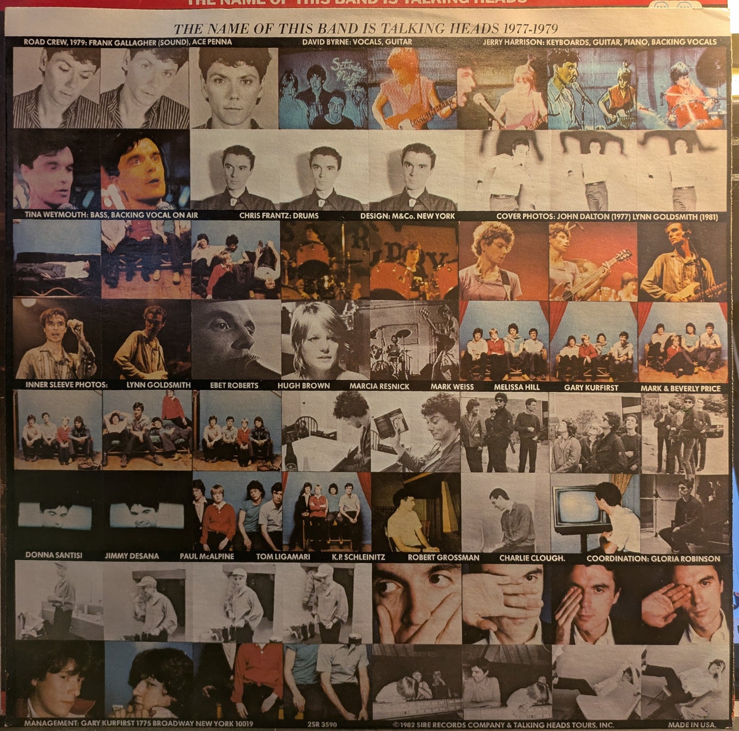 The Name Of This Band Is Talking Heads (2xVINYL) | Near Mint (NM) Good Plus (G+) - NEW WAVE / USED *NEAR MINT*