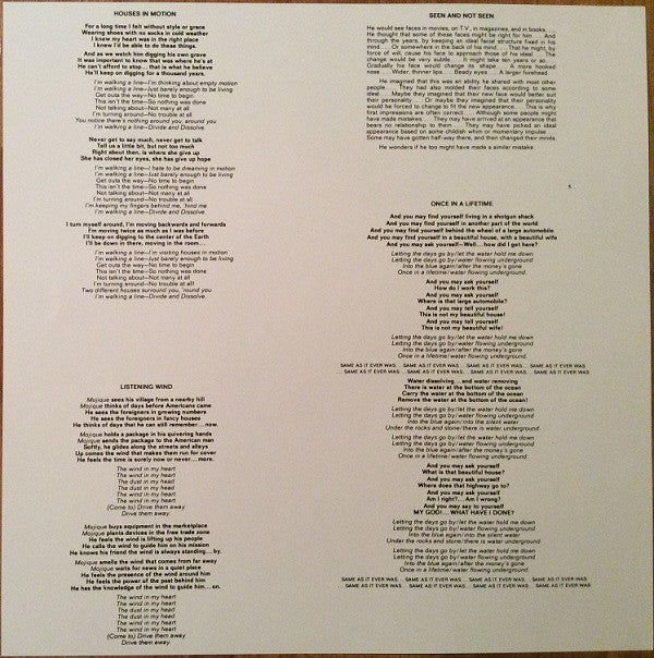 Remain In Light | Mint (M) Mint (M) - NEW WAVE *SEALED*