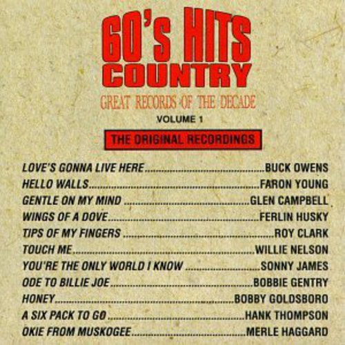 60'S COUNTRY HITS 1 / VARIOUS - 60'S COUNTRY HITS 1 / VARIOUS 60'S COUNTRY HITS 1 / VARIOUS (CD) NEW | NEW - NEW