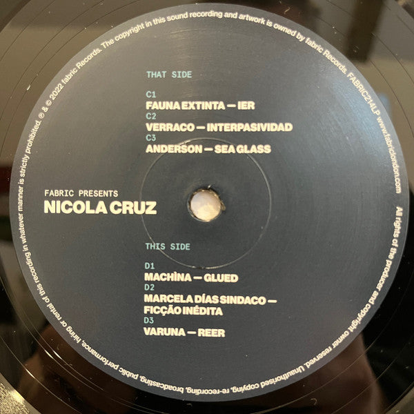 Fabric Presents Nicola Cruz | Mint (M) Mint (M) - DEEP HOUSE *SEALED*