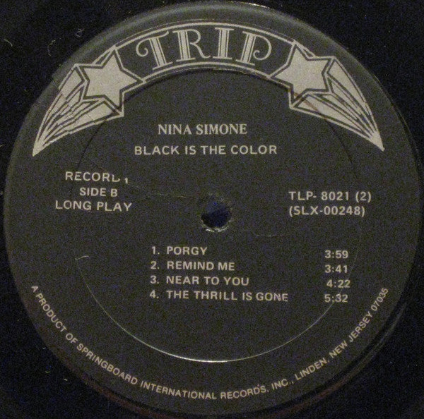 Black Is The Color | Near Mint (NM) Very Good Plus (VG+) - JAZZ / USED *NEAR MINT*