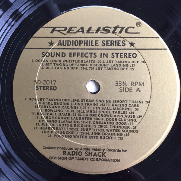 Sound Effects In Stereo | Excellent (EX) Excellent (EX)
