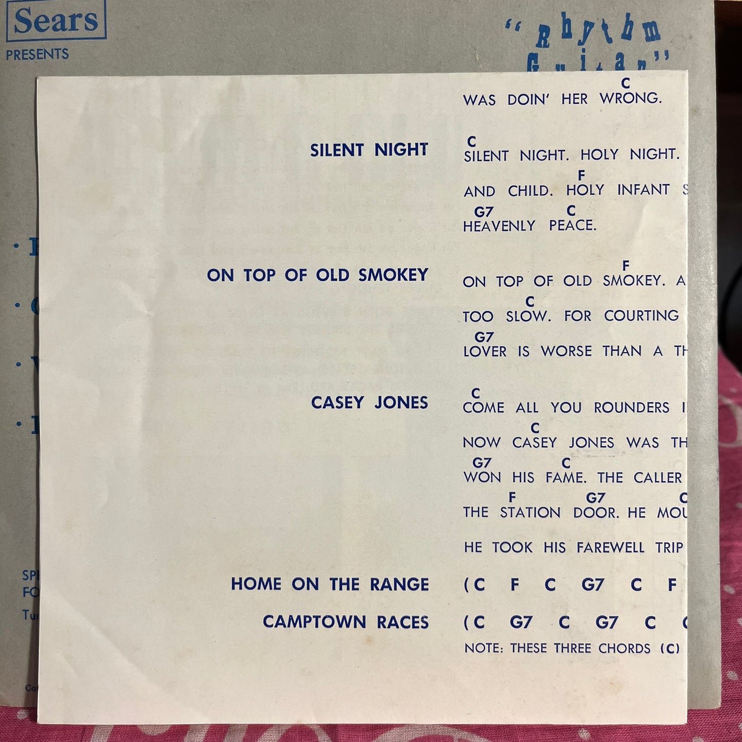 Sears Roebuck And Co. Presents: Read, Listen! Learn "Rhythm Guitar" 7" | Near Mint (NM) Near Mint (NM)