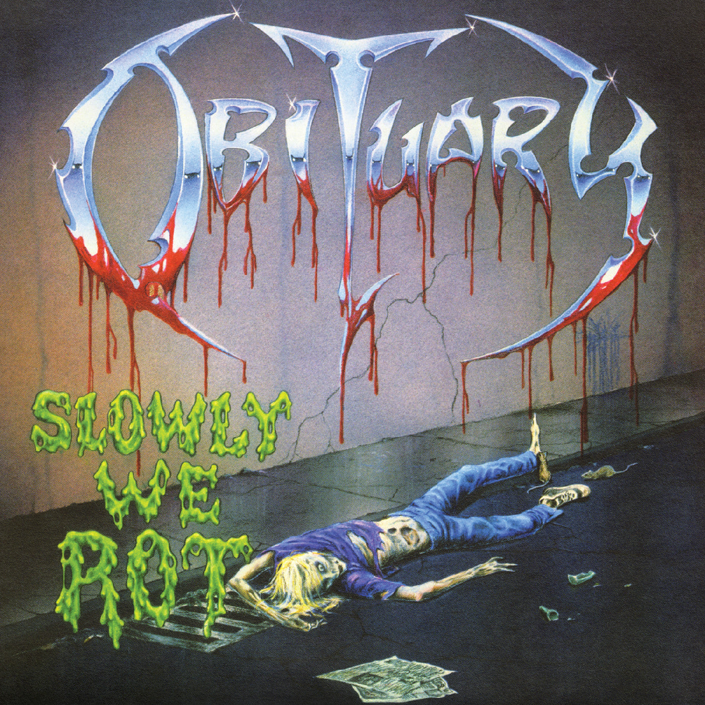 Slowly We Rot (Remastered Expanded) (Corpse Blue With Blood Splatter Vinyl) |