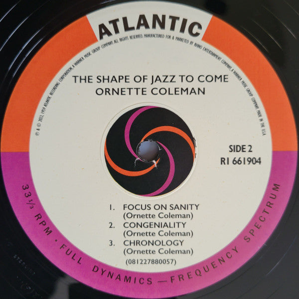 The Shape Of Jazz To Come | Mint (M) Mint (M)