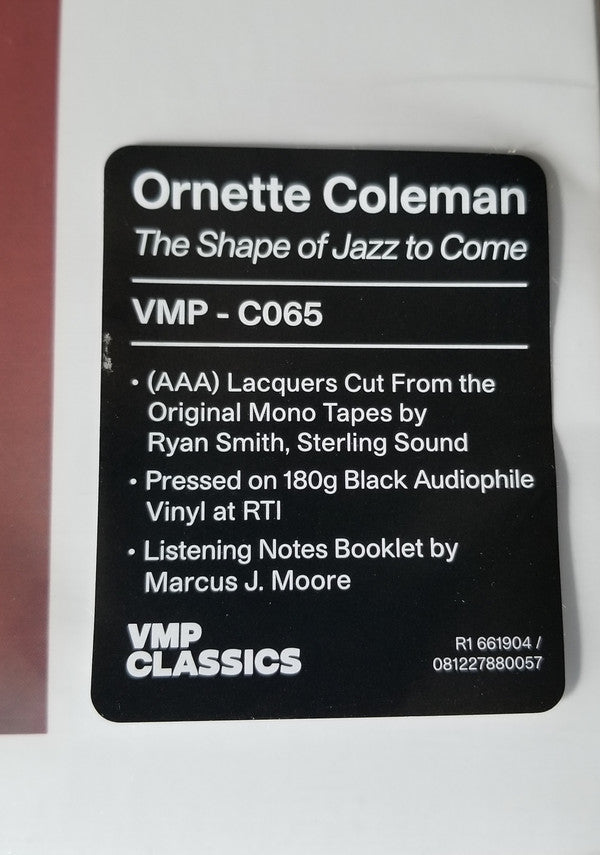 The Shape Of Jazz To Come | Mint (M) Mint (M)