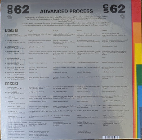 Advanced Process | Mint (M) Mint (M) - SYNTH-POP *SEALED*