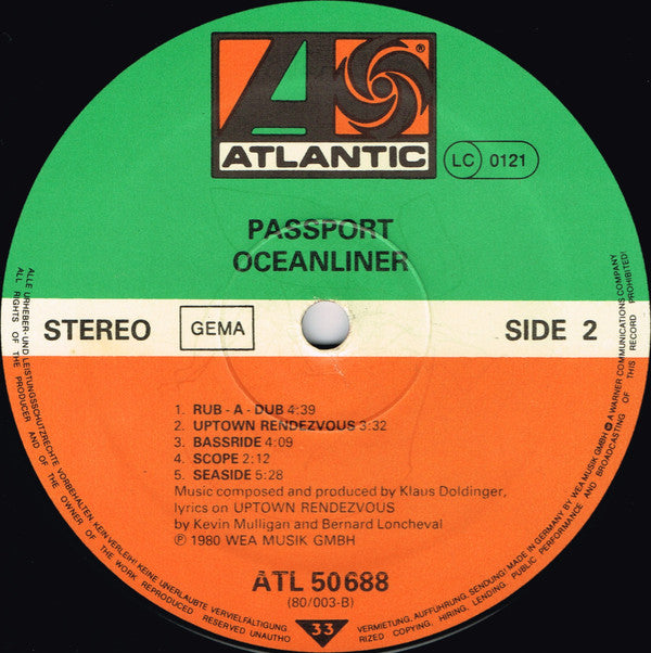 Oceanliner | Near Mint (NM) Very Good Plus (VG+) - JAZZ / USED *NEAR MINT*