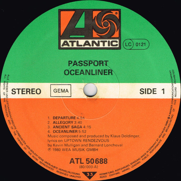 Oceanliner | Near Mint (NM) Very Good Plus (VG+) - JAZZ / USED *NEAR MINT*