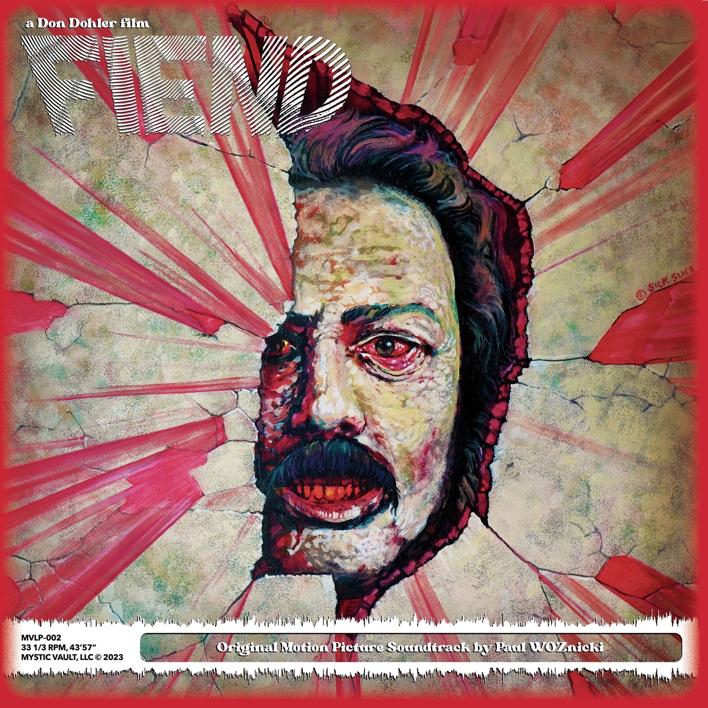Paul Woznicki - Fiend (Red & Black Marble VINYL LP Mystic Vault MVLP-002) | NEW - SOUNDTRACK *NEW/COLOR*