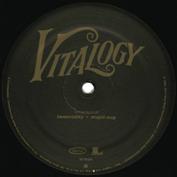 Pearl Jam Vitalogy Epic, Legacy 2xLP, Album, RE, RM, 180 Mint (M) Mint (M)